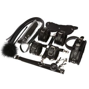 10 piece black beginners bondage kit